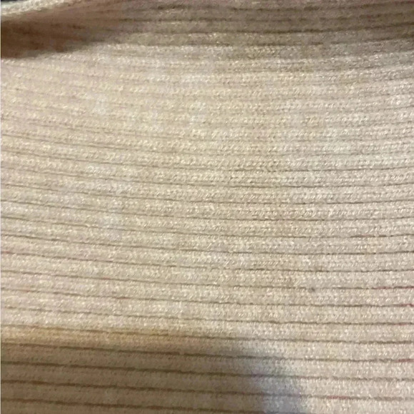 Ellison light pink lightweight mock  neck wide sleeve sweater L - Picture 3 of 5